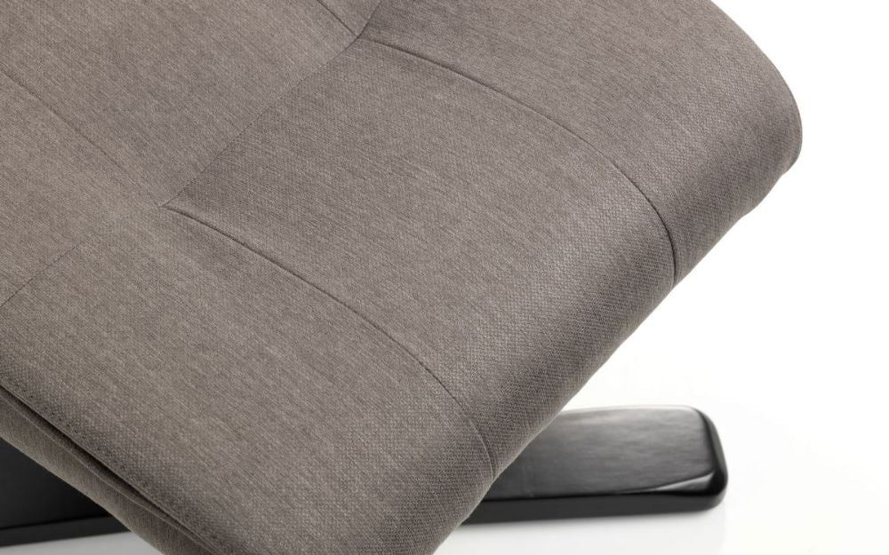 Ally Swivel Massage Stool Grey Detail