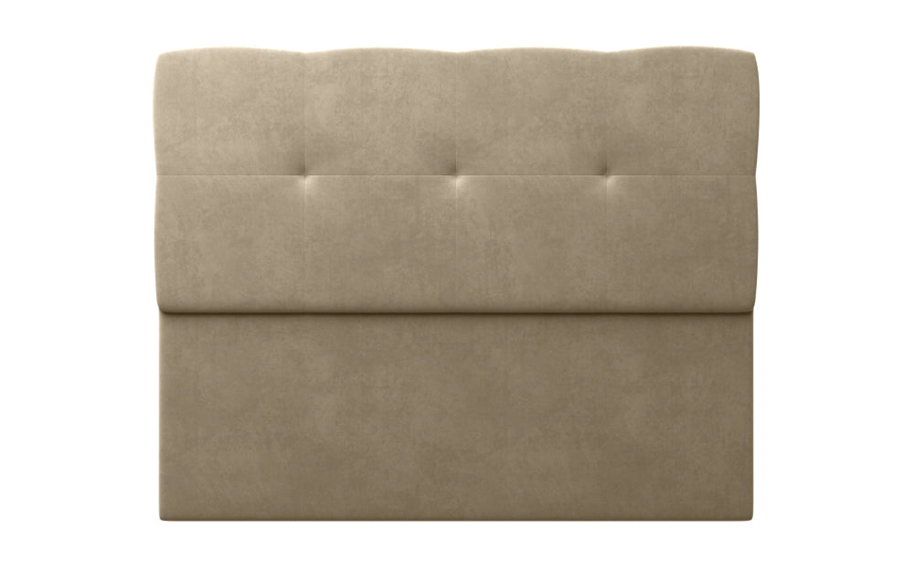 Monza Headboard 48" High in Plush Velvet Platinum