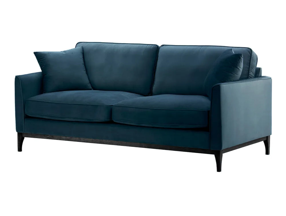 Dalton 3 Seater Sofa - Blue and Black