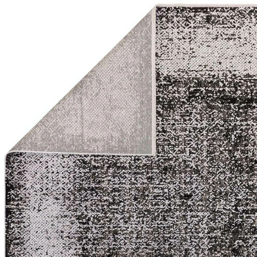 Koa Silver and Black Rug Detail 2