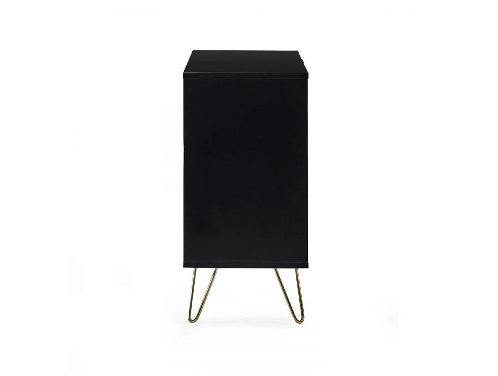 Range 2 Door 2 Drawer Sideboard Matte Black 3