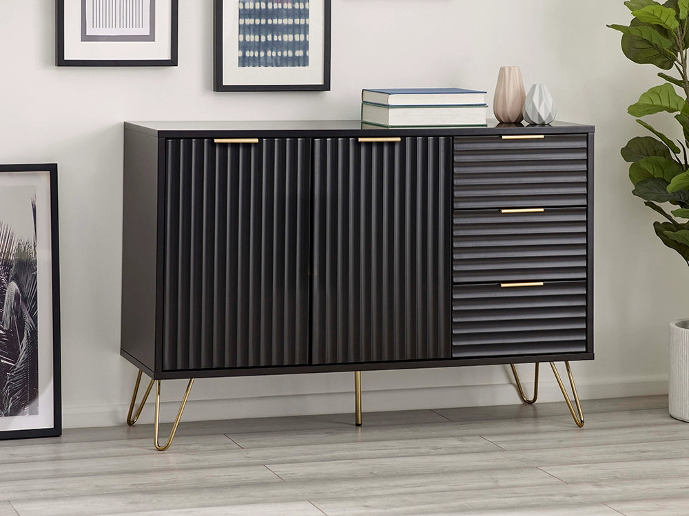 Range Large Sideboard - Matte Black