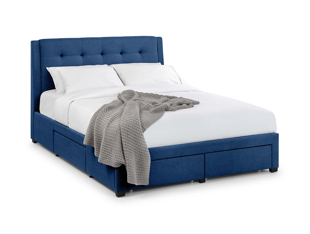 Violet 4 Drawer Bed Blue