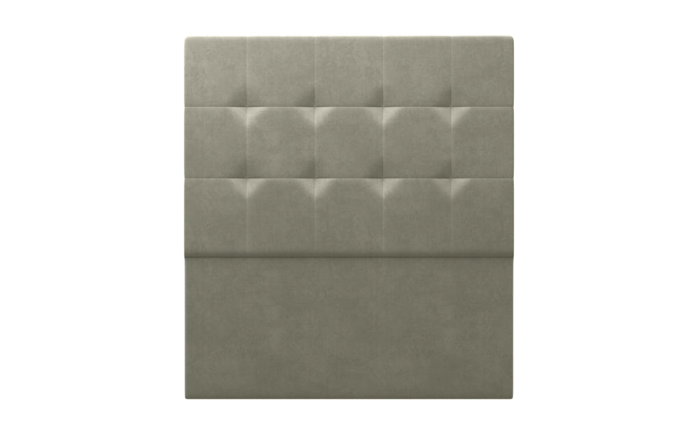 Parisian Headboard 66" High in Plush Velvet Silver