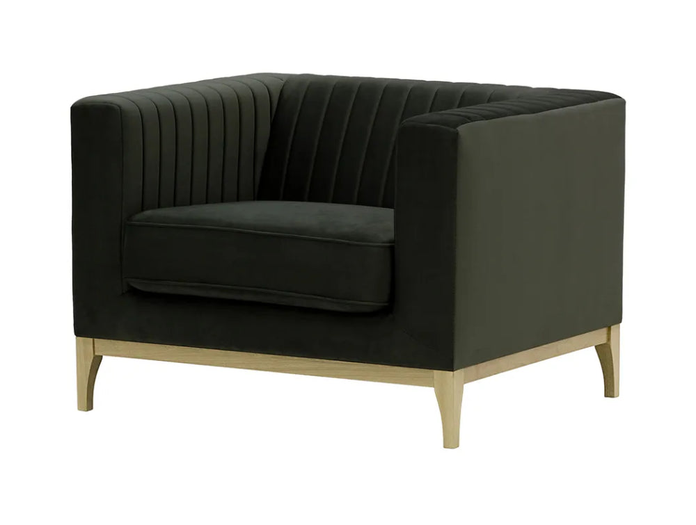 Edwin Armchair - Black and Wax Black