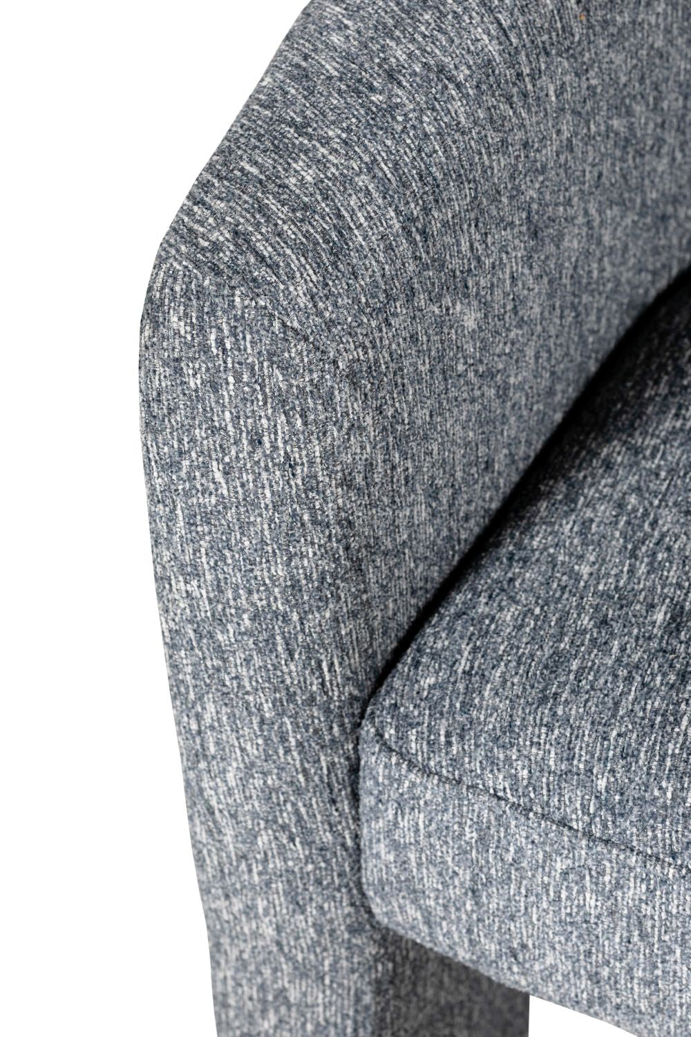 Heidi Accent Chair Blue Armrest Detail