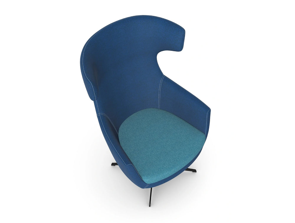 Ikon Lounge Chair Swivel 4 Star Base 3