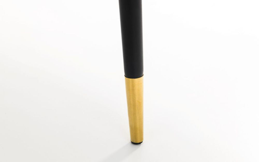 Luna Dining Chair Mustard Leg Detail
