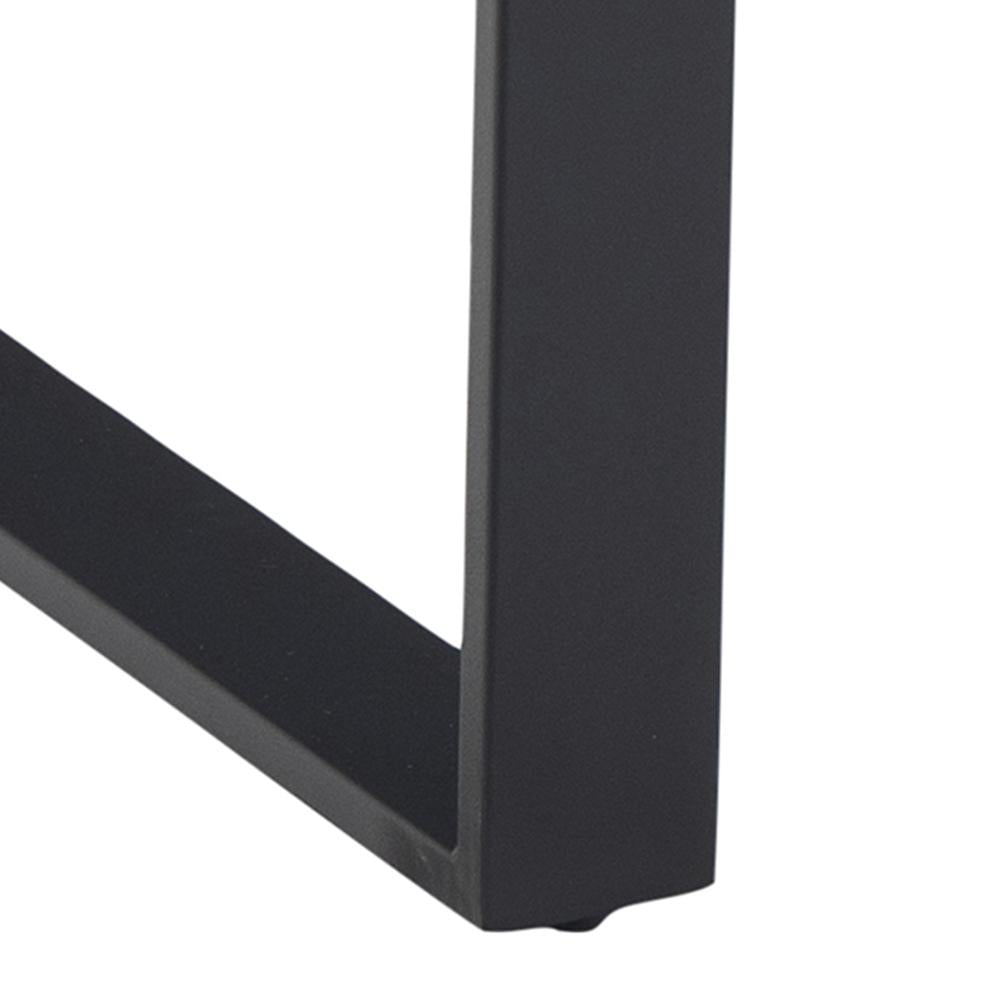 Ramble Rectangular Dining Table Black Marble Base Detail