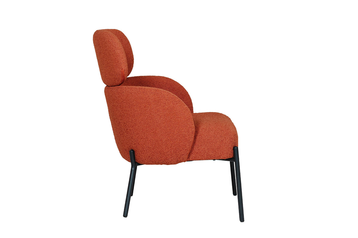 Salma Accent Chair Rust 4