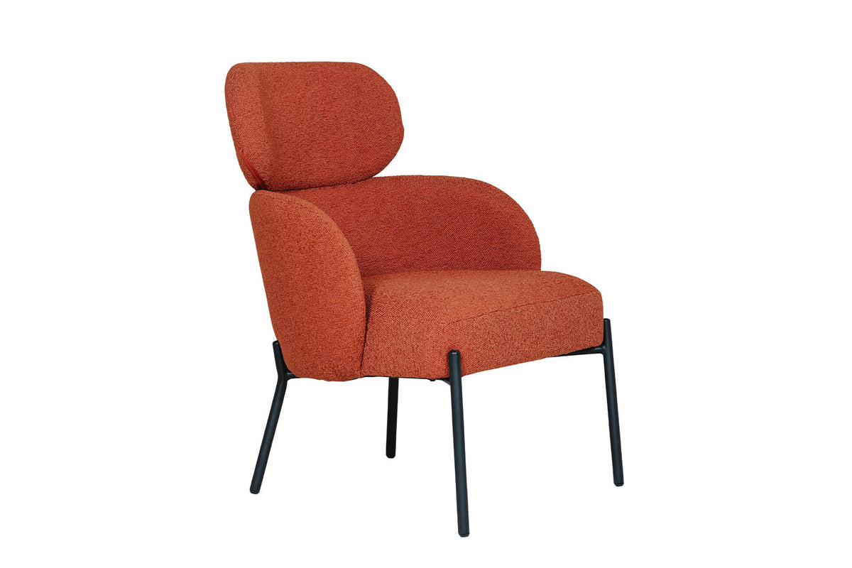 Salma Accent Chair Rust