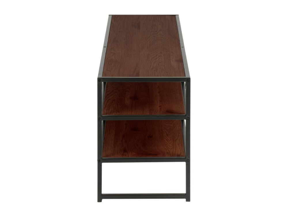 Seattle Media Unit Walnut and Black 3