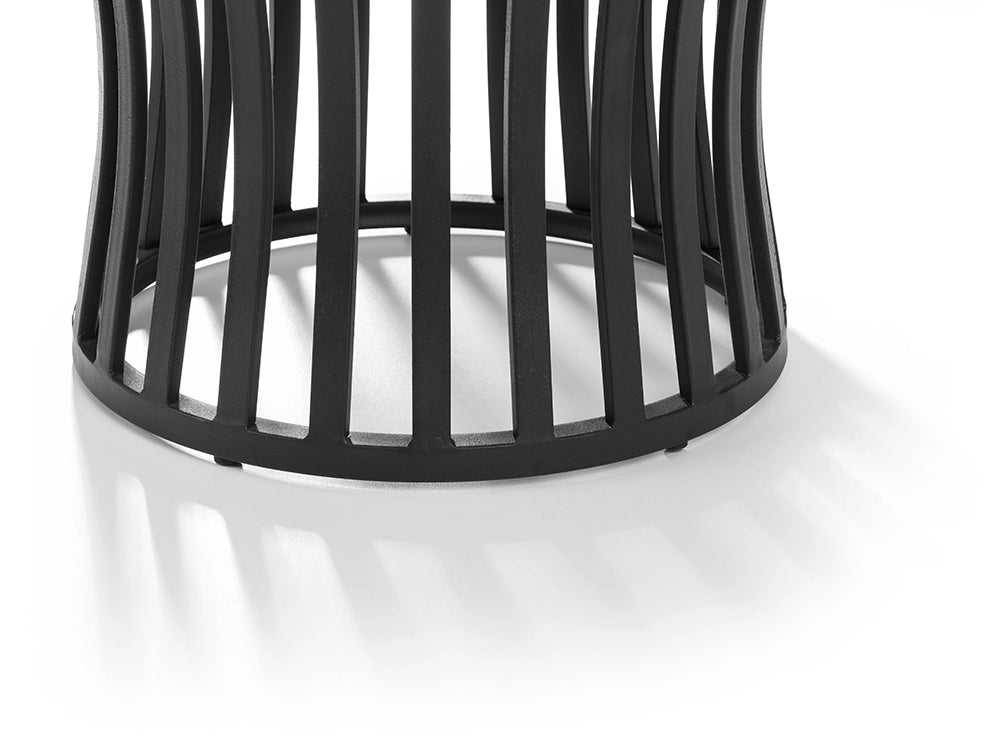 York Round Lamp Table Base Detail
